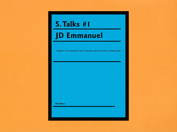 S.TALKS # 1 - JD Emmanuel